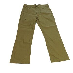 Eddie Bauer Travex Men Tan Nylon Pants Size 30 x 30 Stretch Casual Lightweight